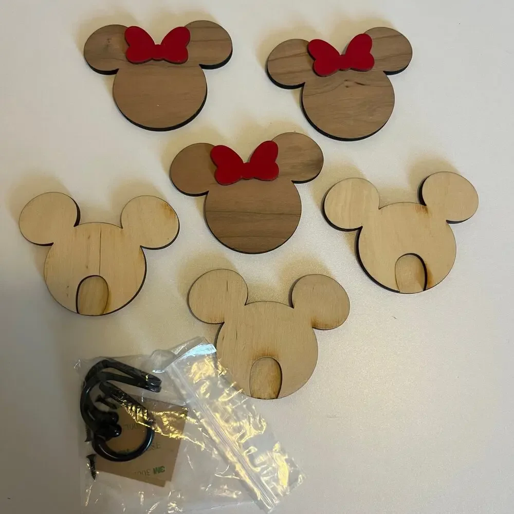 Custom Handmade Wood Minnie Mouse Hooks Disney Loungefly Cap Hat Holder